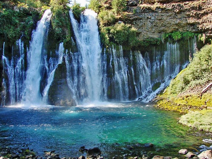 burney falls wide