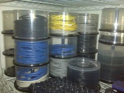 cd cases wire storage