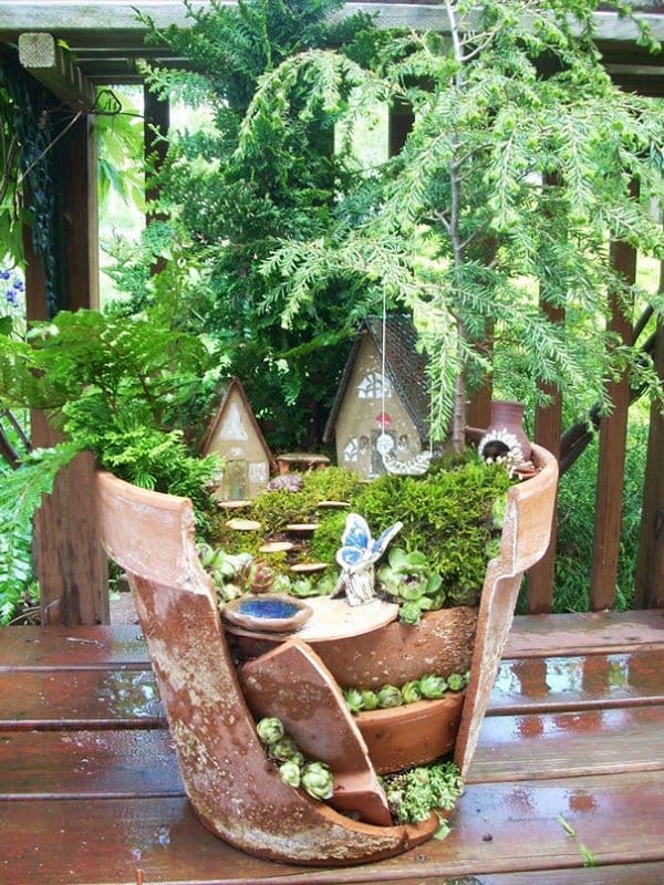 diy fairy garden butterfly