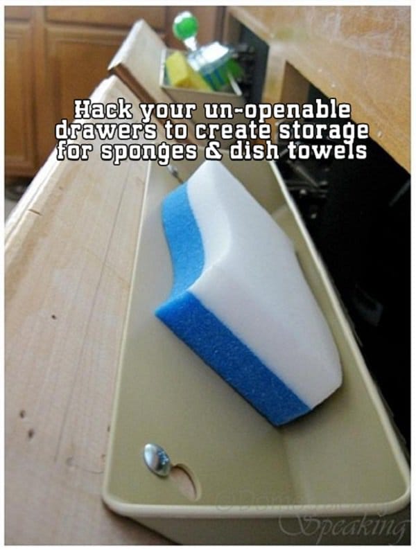 drawer storage sponges