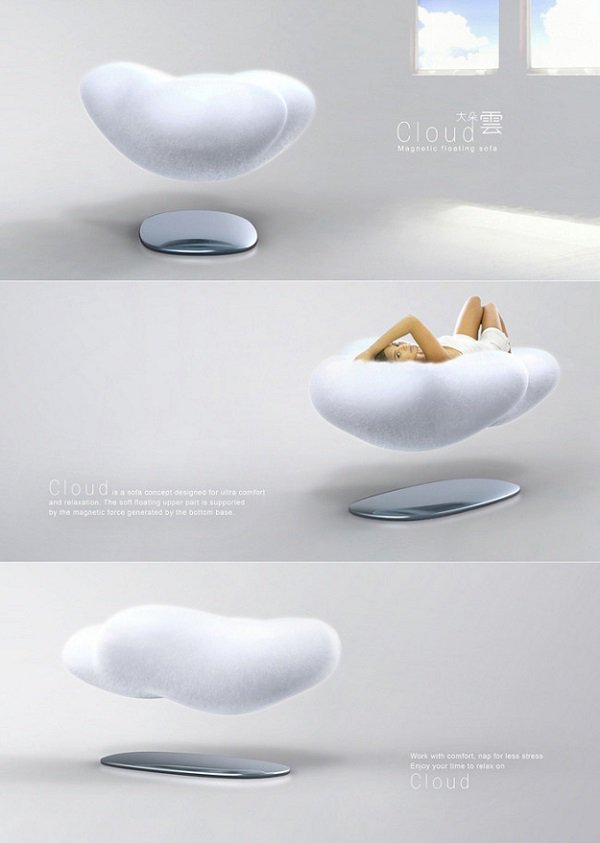 floating cloud sofa