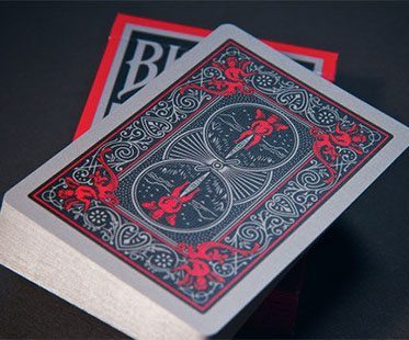 glowing playing cards