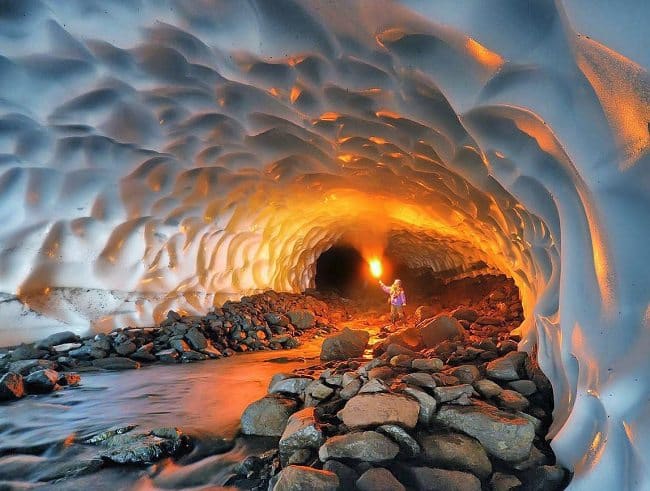 ice cave, russia