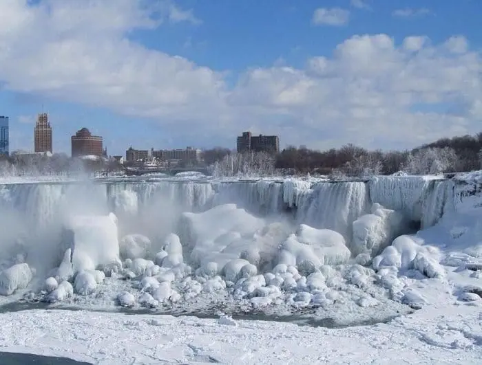 niagara falls frozen