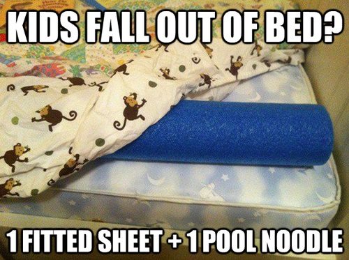 pool noodle bed