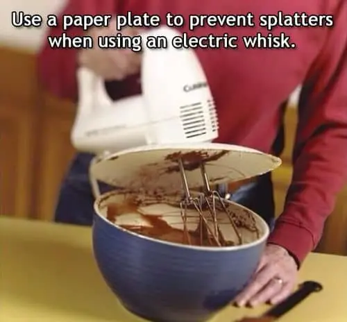 prevent splatters