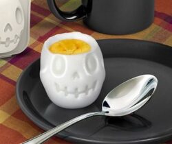 skull shaped boiled egg mold