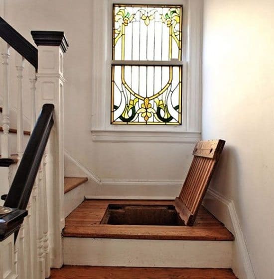 stairs hidden storage