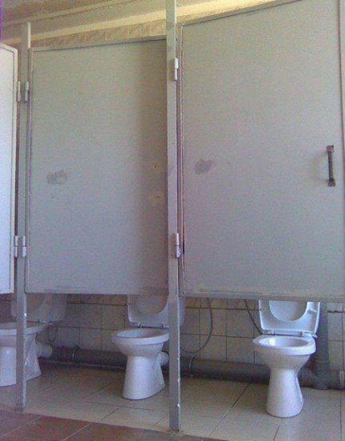 toilet door