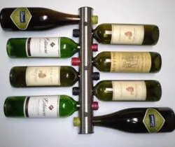 wall mounted wine rack