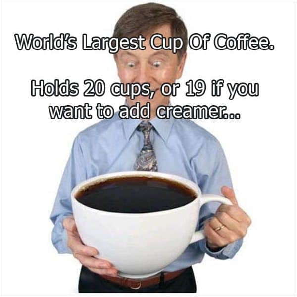 worlds largest coffee cup