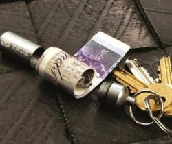Cash Capsule Key Ring