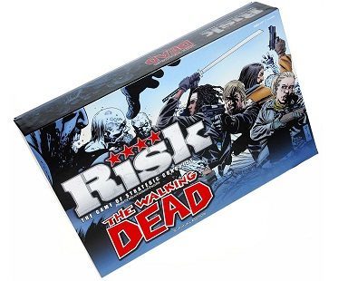 The Walking Dead Risk Game board