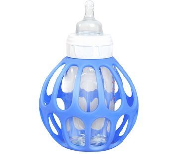 baby bottle holder blue