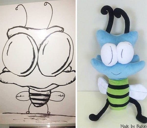 budsies-plush-toys-children-drawings-stripy fly
