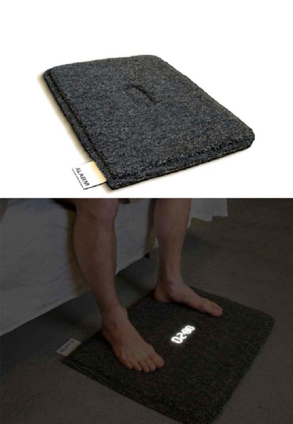 carpet alarm clock