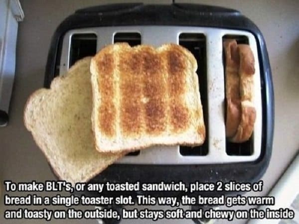 crunchy outside soft inside toast