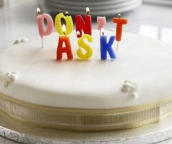 Don't Ask Birthday Candles