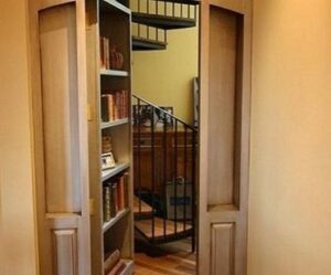 hidden door kit bookshelf