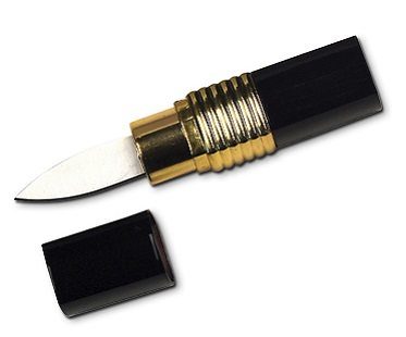 hidden lipstick knife blade
