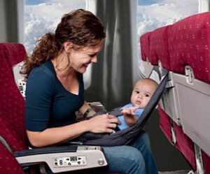 infant airplane seat baby