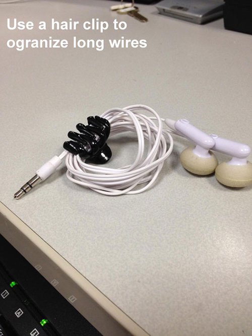 organize wires
