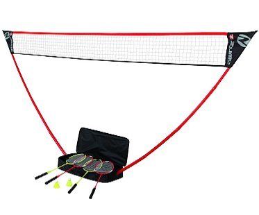 Best4UrLife Childrens Badminton Set,Portable Outdoor Badminton Combination Set with 5X Nylon Ball and 1 x Racket Bags 