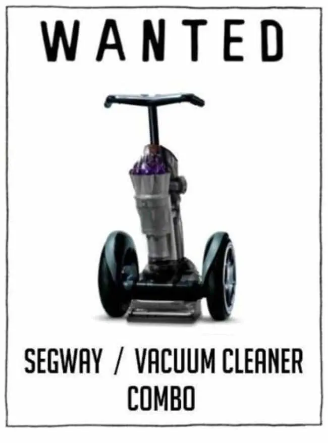 wanted segway vacuum cleaner combo