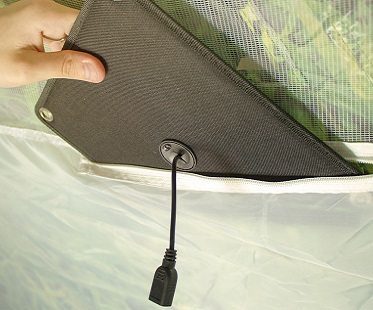 solar powered tent panel