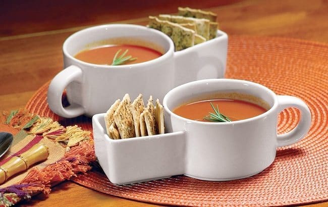 soup and cracker mugs