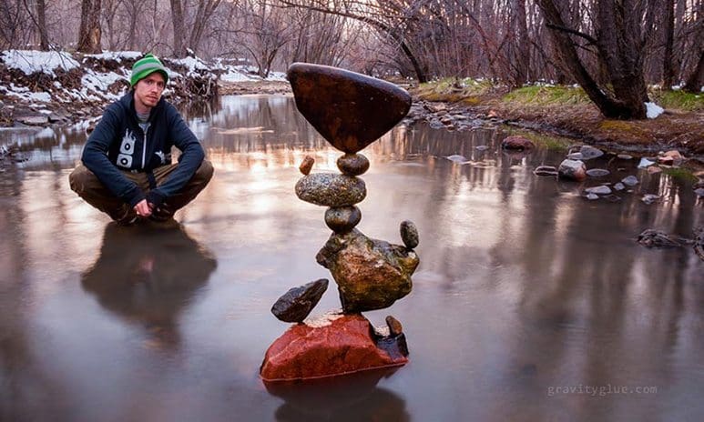 stone balancing art 1