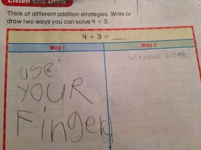 20 Brilliant test answers given by kids. Some of these are genius! - Part 2