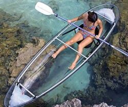 transparent kayak