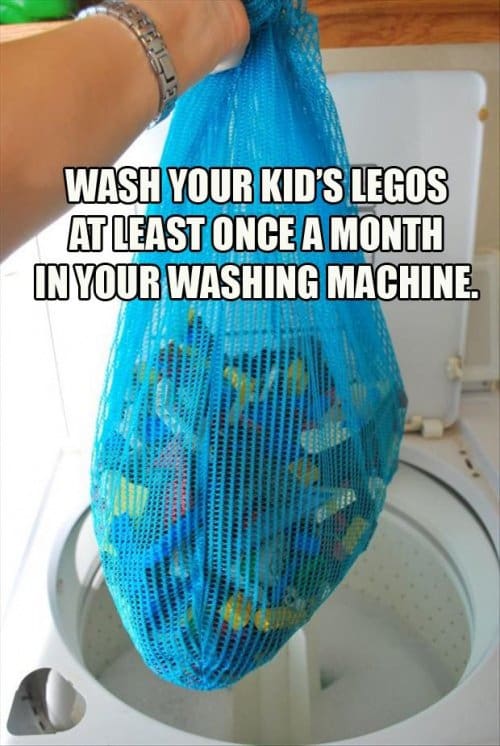 washing lego