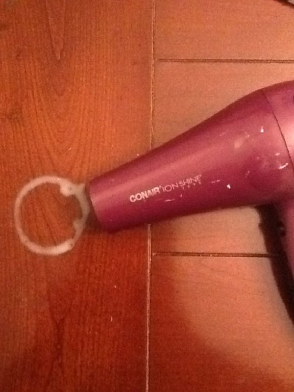 water rings hairdryer