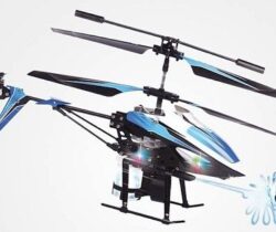 water shooting helicopter
