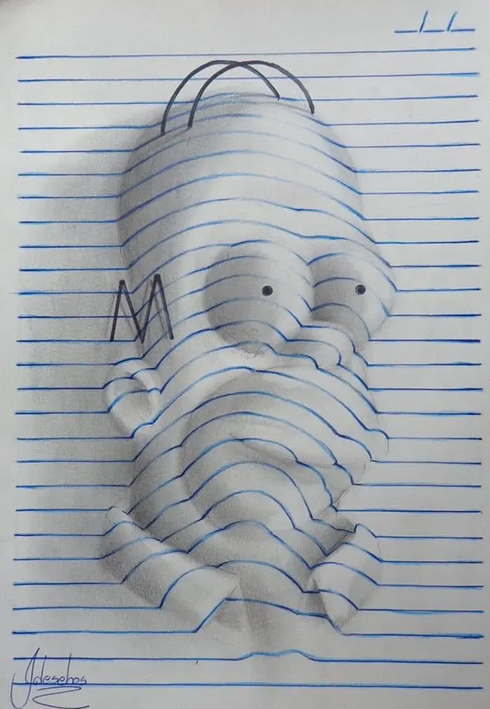 3d-doodles-homer-simpson