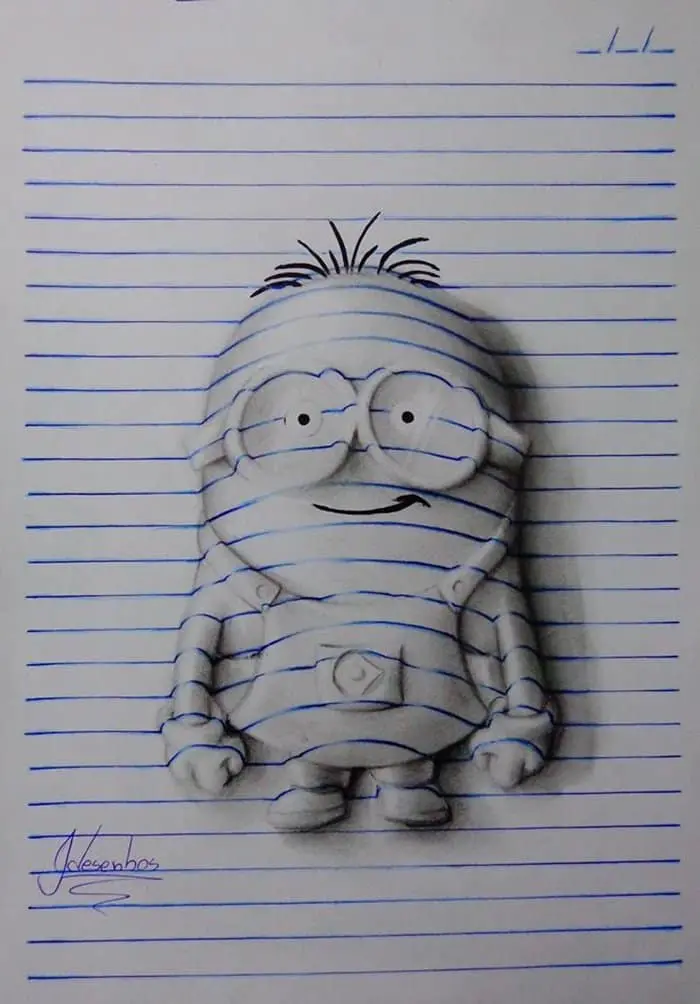 3d-doodles-minion