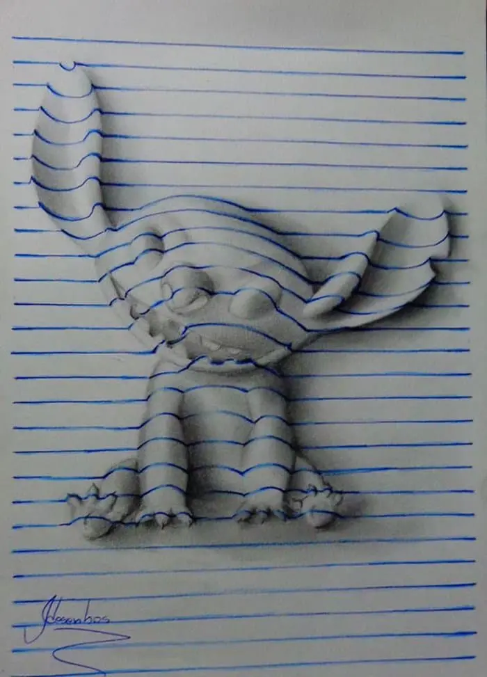 3d-doodles-stitch