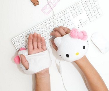 Hello Kitty USB Hand Warmers gloves