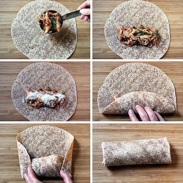 How to roll the perfect sandwich wrap