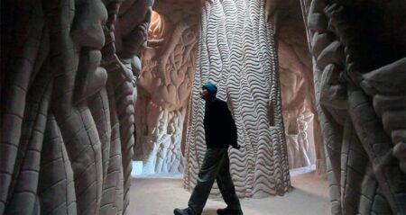 artist carves own cave