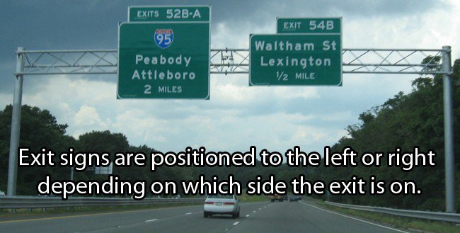 car-Understanding-The-Exit-Signs