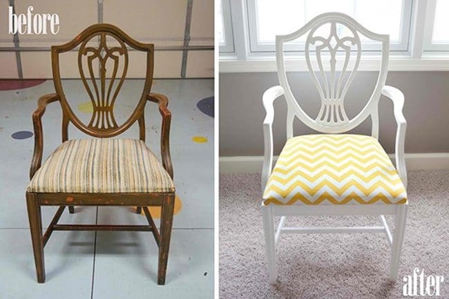 15 Great Ideas To Give Old Chairs A Stylish Makeover - Paint Ideas For Wooden Chairs