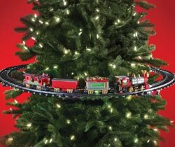 christmas tree train