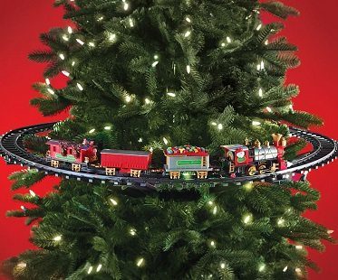 christmas tree train