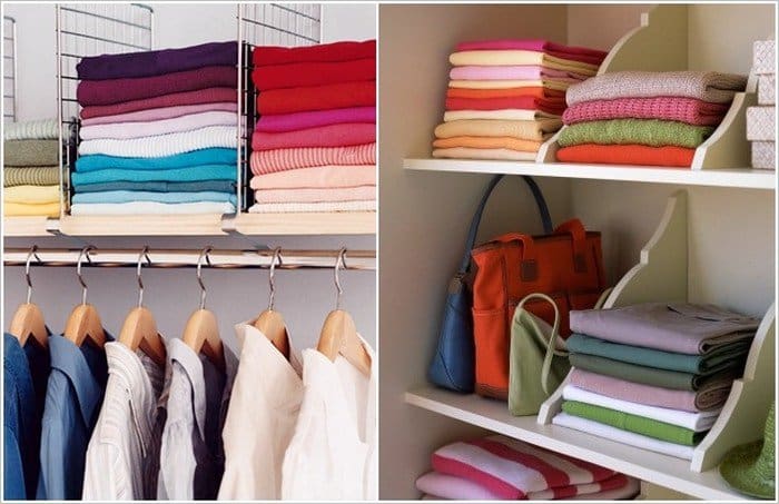 clothes folded shelf dividers