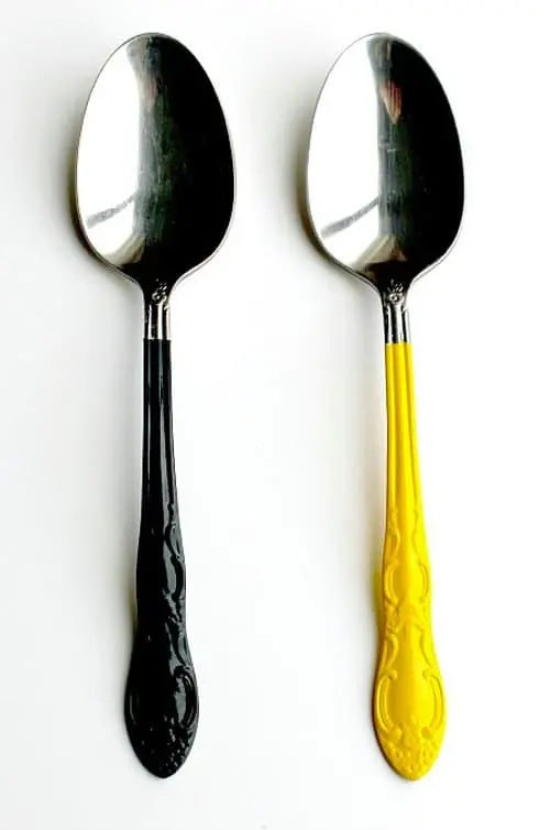 contemporary colorful silverware