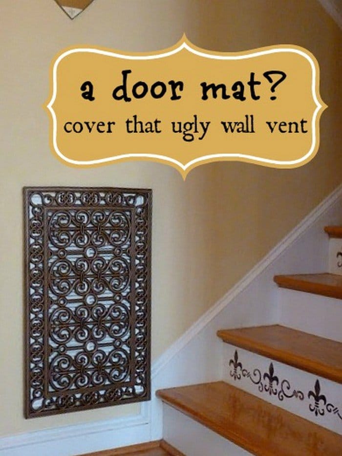 door mat wall vent