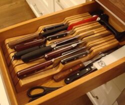 drawer knife storage tray